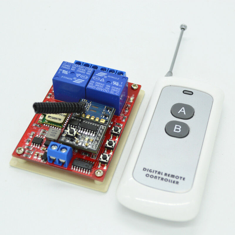 New 12V 24V 2CH Wireless Remote Control Switch Wifi Switch RF 433MHz Receiver