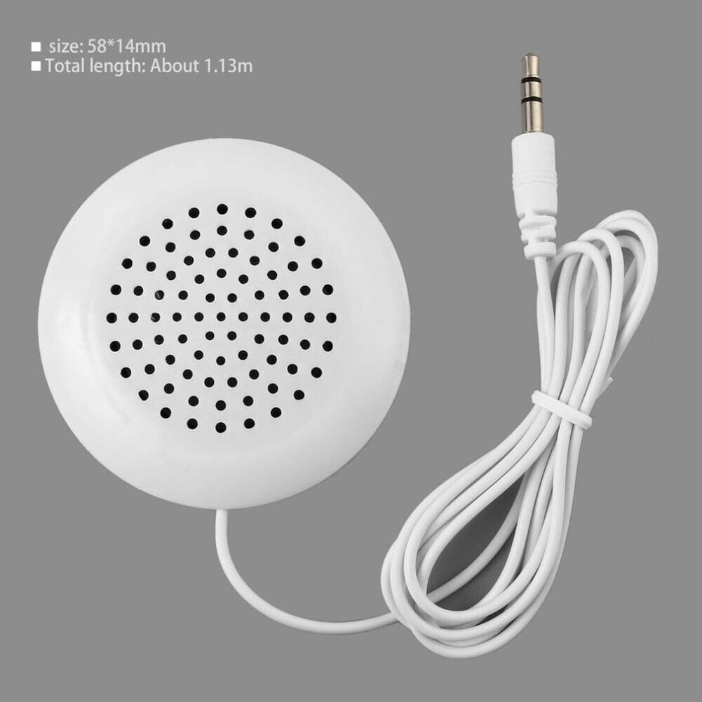 3.5mm Audio Jack Pillow Mini Speaker For MP3 MP4 CD iPod Phone Players Candy