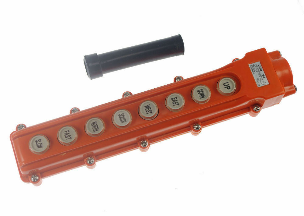 (1)For Hoist And Crane Control Station Push Button Switch 6 Ways COB-64 Up-Down