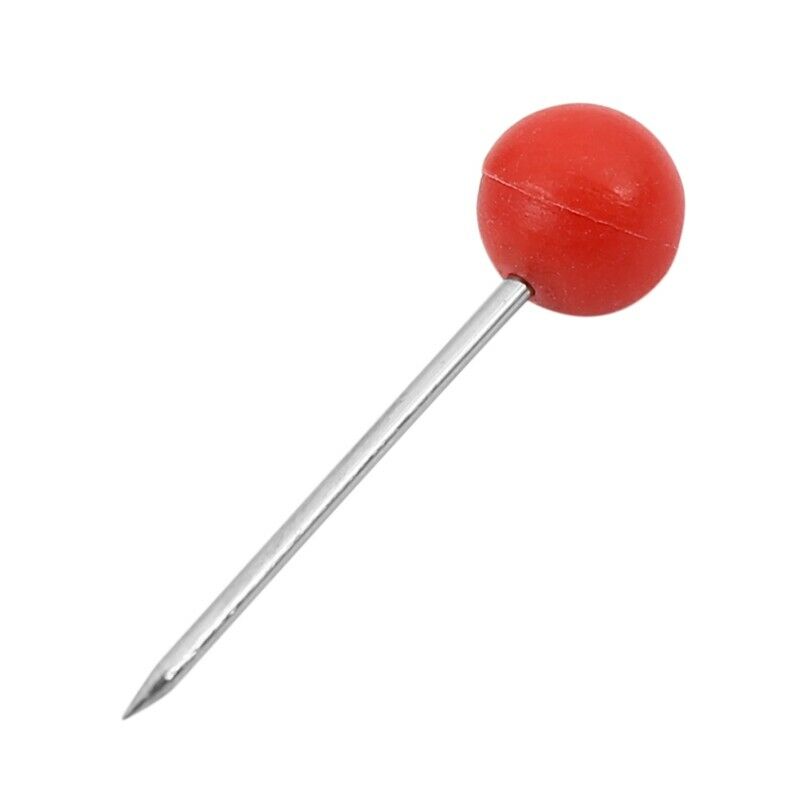 1000 Pieces 1/8 inch Map Push Pins Map Tacks with Plastic Round Heads and SteeN5