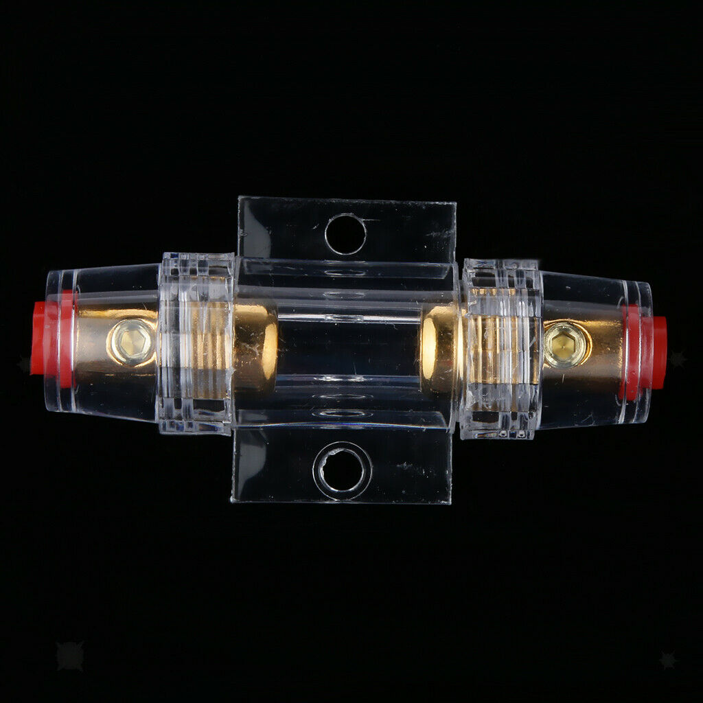 Car Audio Stereo AGU Fuseholder Box 4/8 Gauge Wire with 4pcs 30 AMP