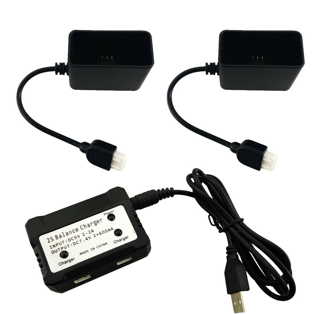 -Charger and 2PCS Converter Line Spare Parts for Brushless Quad-Axis MJX B5W