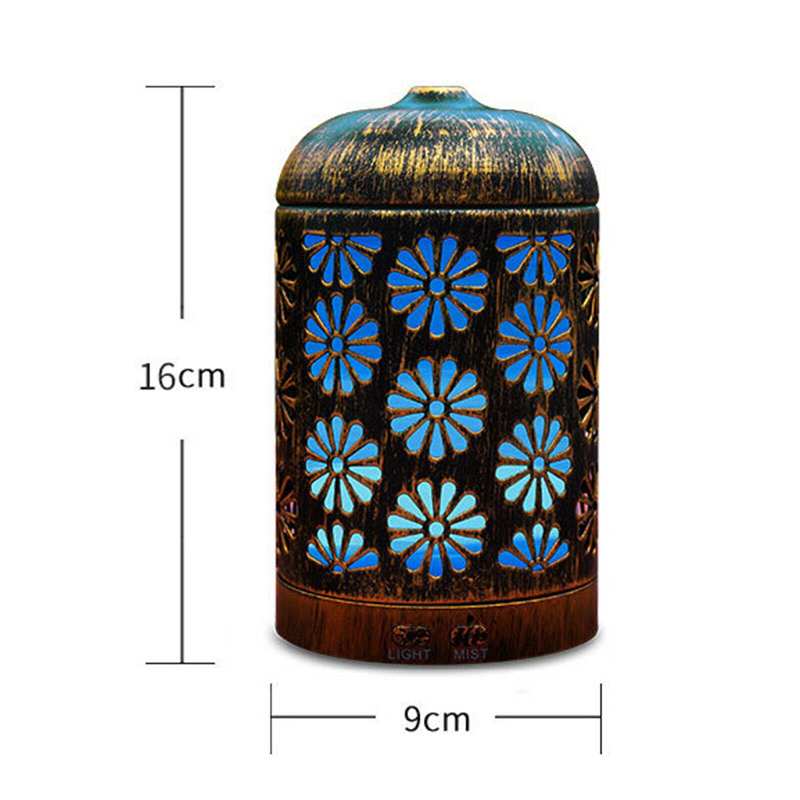 200mL Cool Mist Humidifier Air Freshener Aromatherapy Essential Oil Diffuser