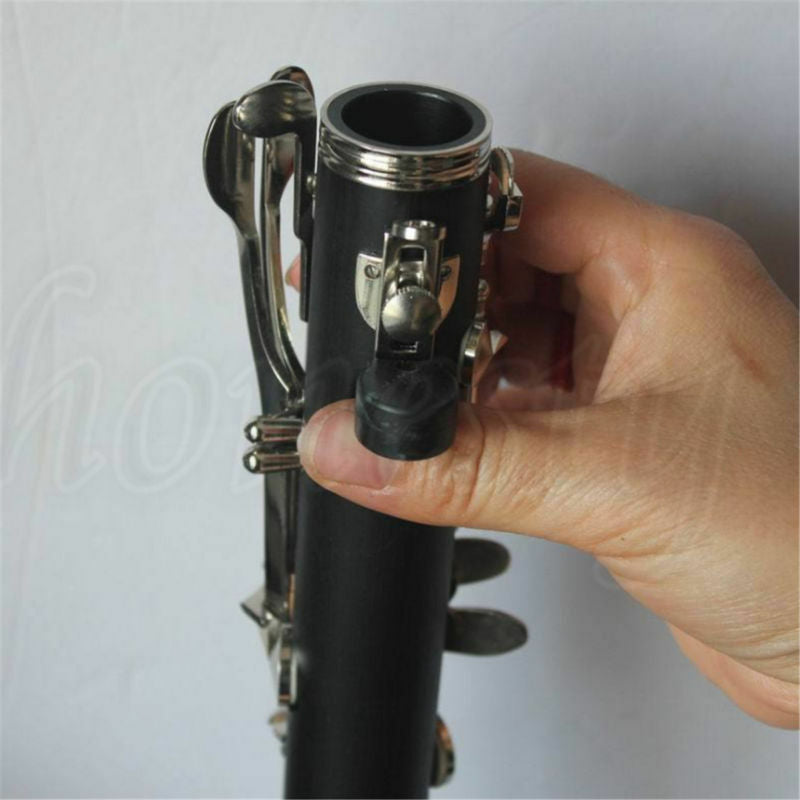 10PCS Black Rubber Clarinet Thumb Rest Cushion Comfort Protector