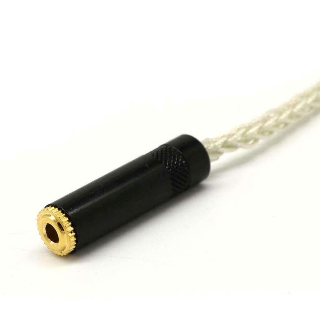 4.4mm Male To 3.5mm Female Earphone Headset Converter White
