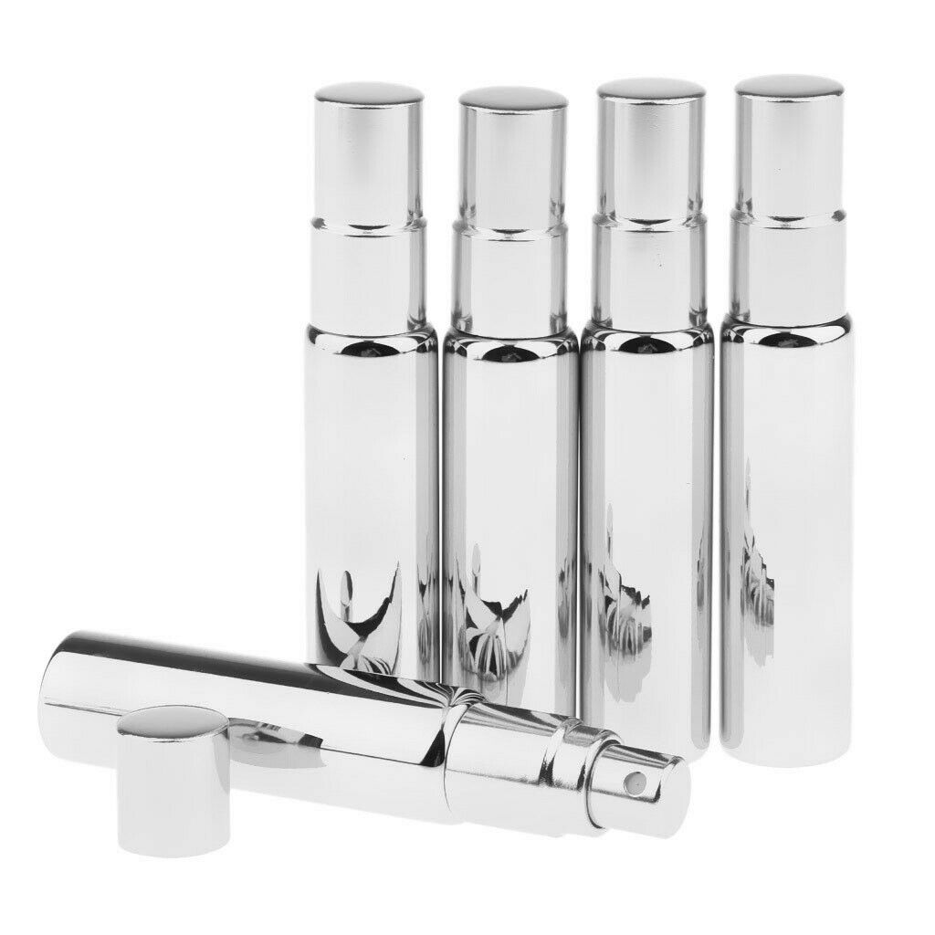 10Pcs Brand new 10mL Glass Perfume Atomizer Empty Travel Spray Bottle Useful