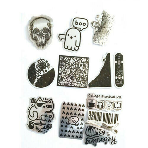 52pc Stickers RANDOM Lot Wholesale Rock N Roll Band Music Rock Heavy Metal Punk