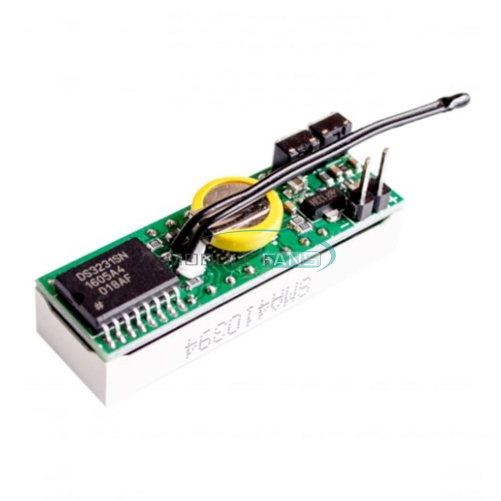 DS3231SN 3 in 1 LED Digital Clock Temperature Voltage Module DIY Electronic NEW