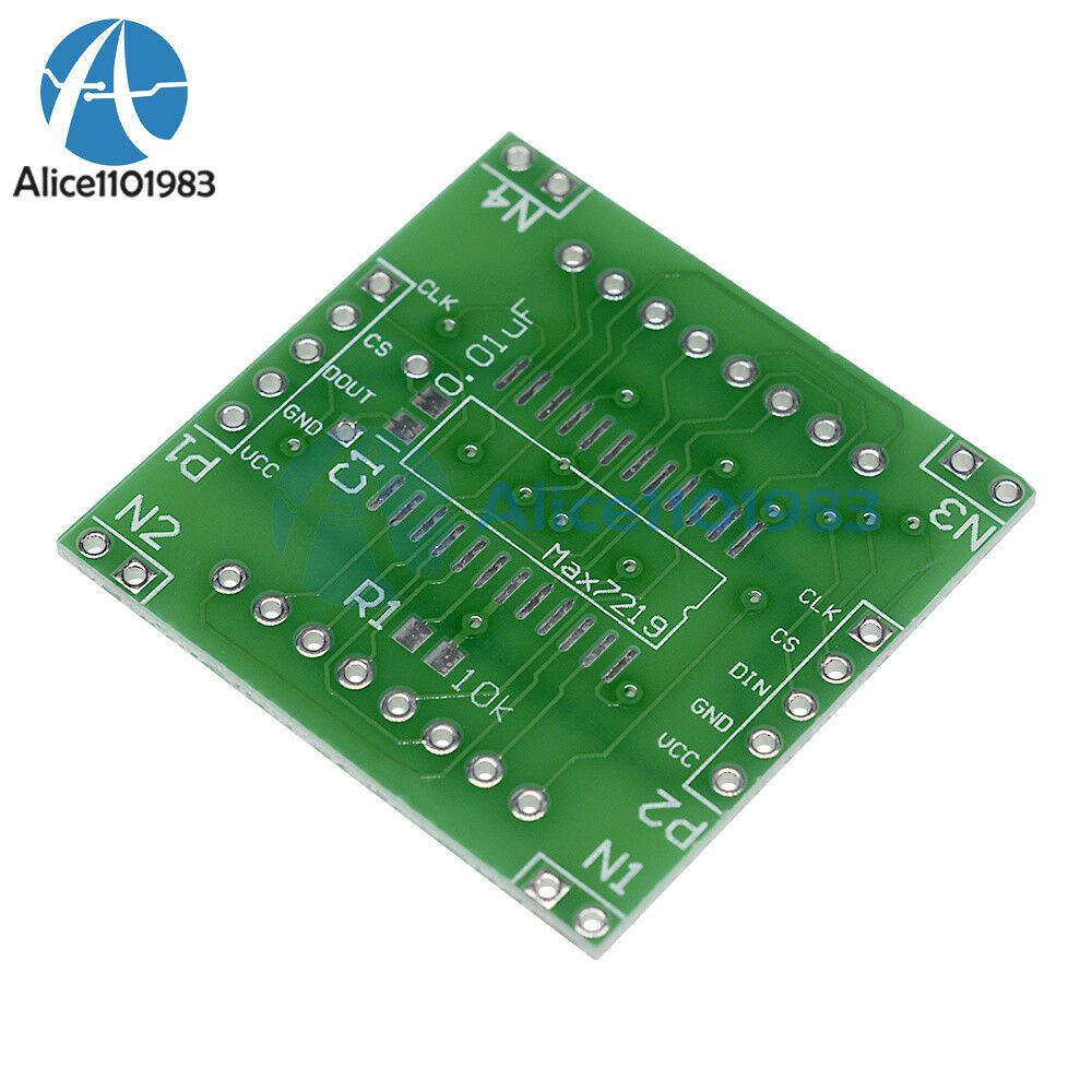 MAX7219 Dot Matrix Module Control Display Module Cascade SPI Arduino DIY Kit