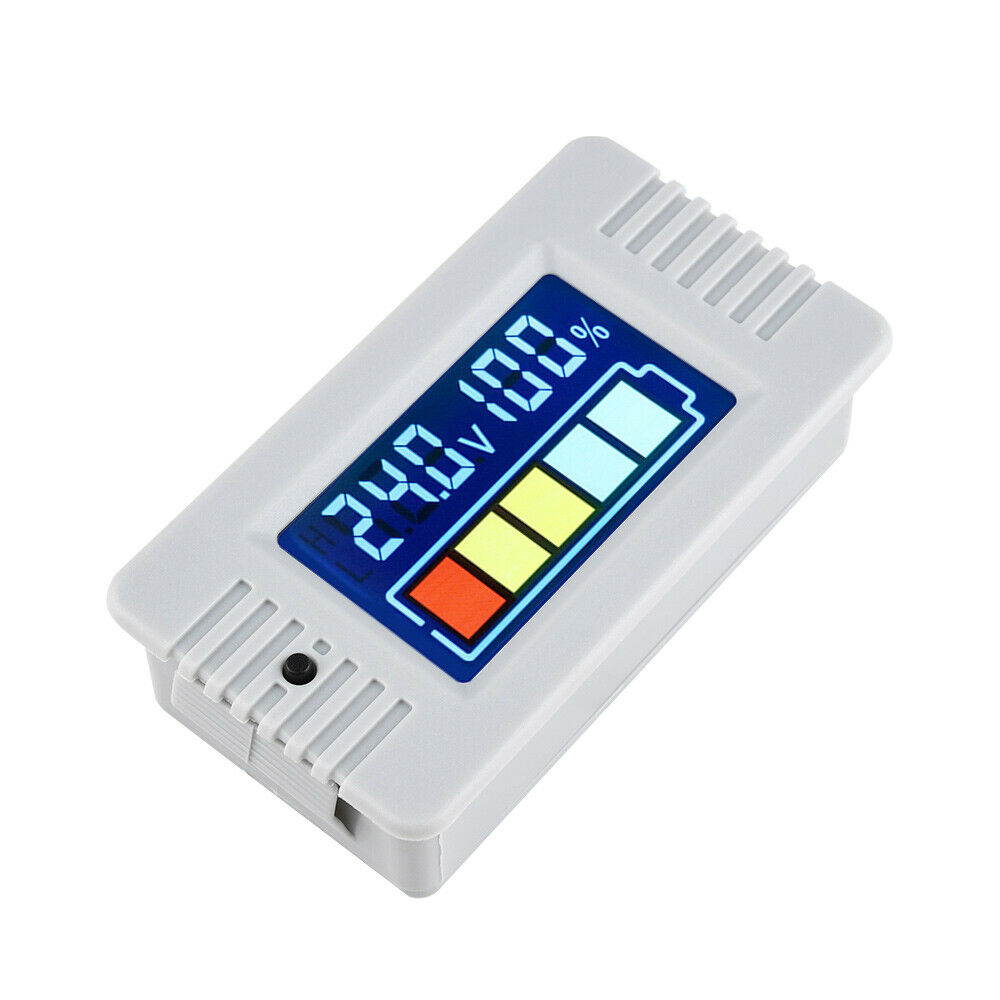 0-100V PZEM-023 Color LCD Panel Digital Voltmeter Electric Battery Detector New
