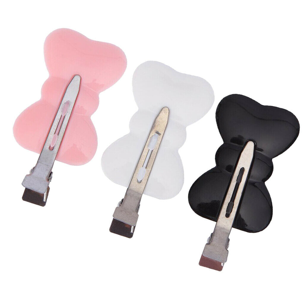 3Pcs/lot Hair Sectioning Pins Hairgrips Stainless Steel Duckbill Clips for