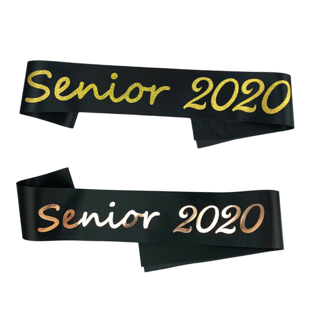 Party Satin Sash Doctor Shoulder Strap Gifts Dress Novelty Accessory Golden