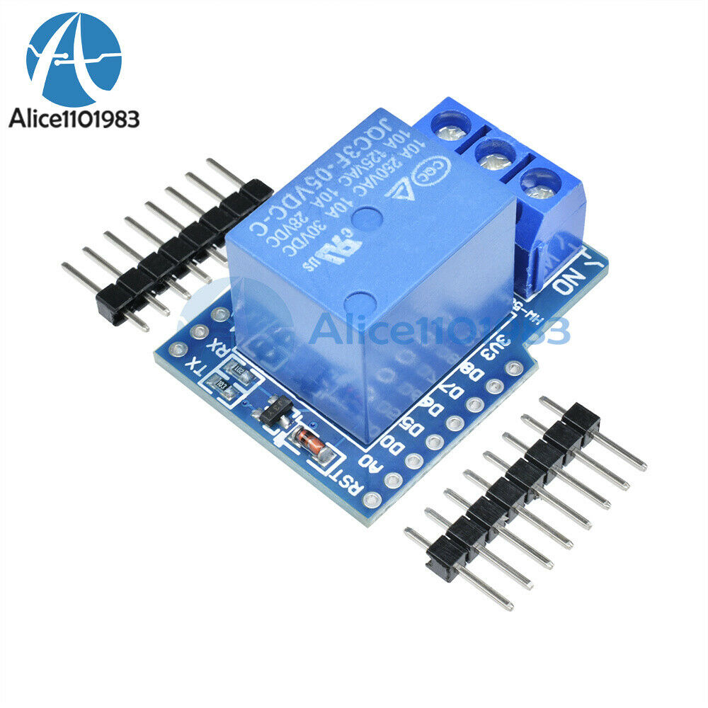 5V 1CH Relay Shield V2 Version 2 for WEMOS D1 mini ESP8266 WiFi Module Arduino