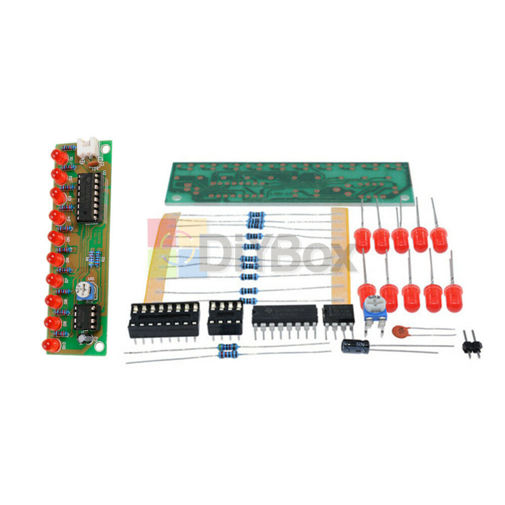 2PCS 3 - 4.5V NE555 and CD4017 Light Water Flowing Light LED Module DIY Kit