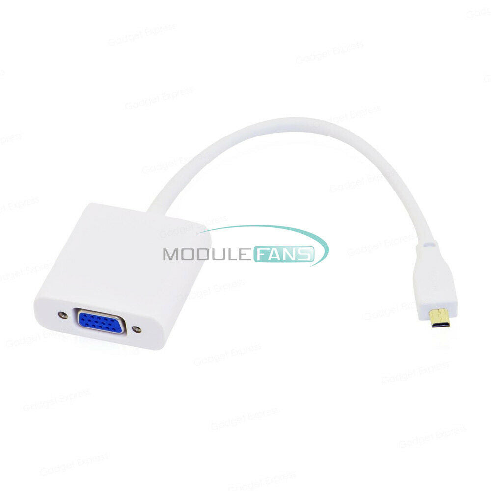 HDMI Male to VGA Without Audio HD Video Cable Converter Adapter 1080P for PC