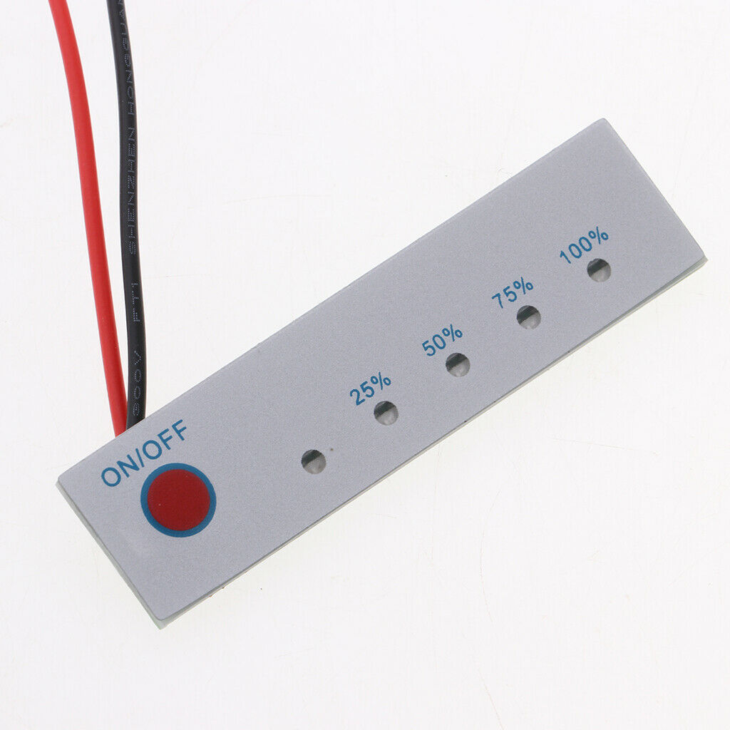 5 Levels  Capacity Digital  Battery Indicator