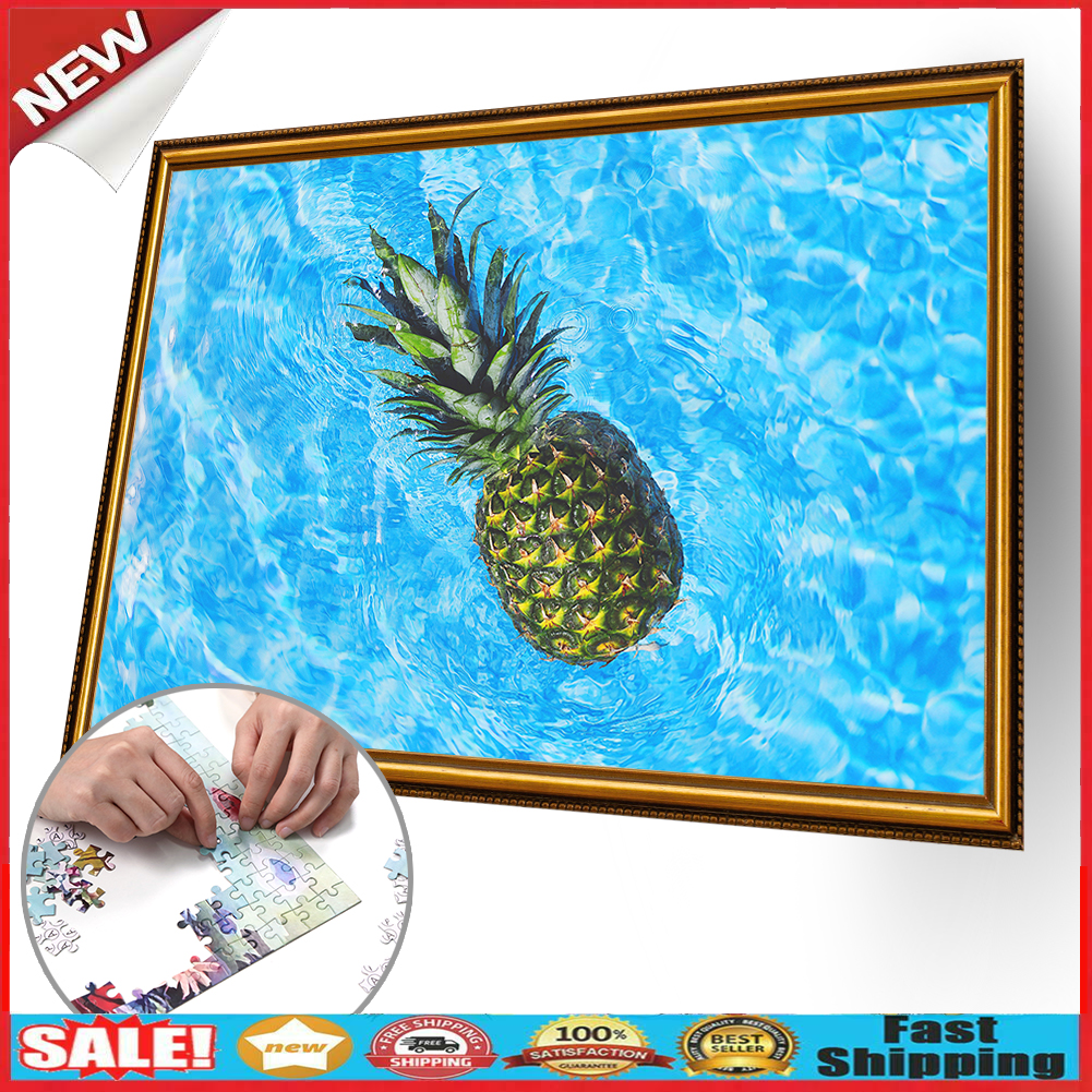 1000 Pieces Paper Jigsaw Puzzles Sea Pineapple Assembling Picture Kit Craft @