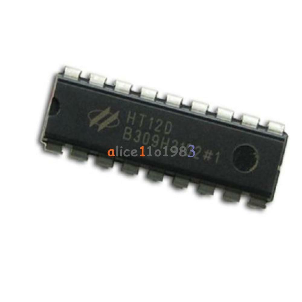 10PCS Hotek HT12D HT-12D HT12D DIP-18 IC Remote Decoder