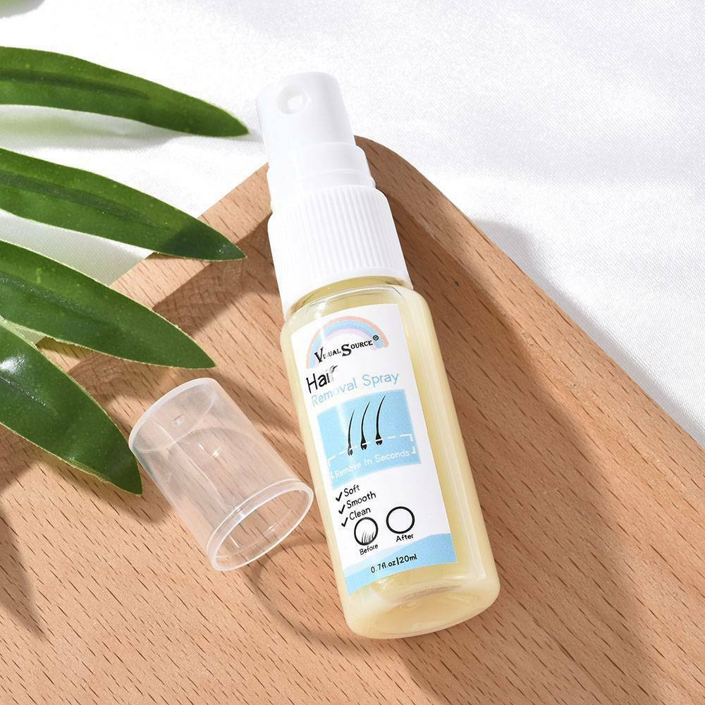 100% Natural Permanent Painless Hair Removal Spray Stop Hair Growth Inhibitor US