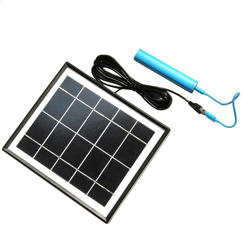 Solar Panel 5.5V battery charging w/ Cable for Smartphone Solar Panel charging