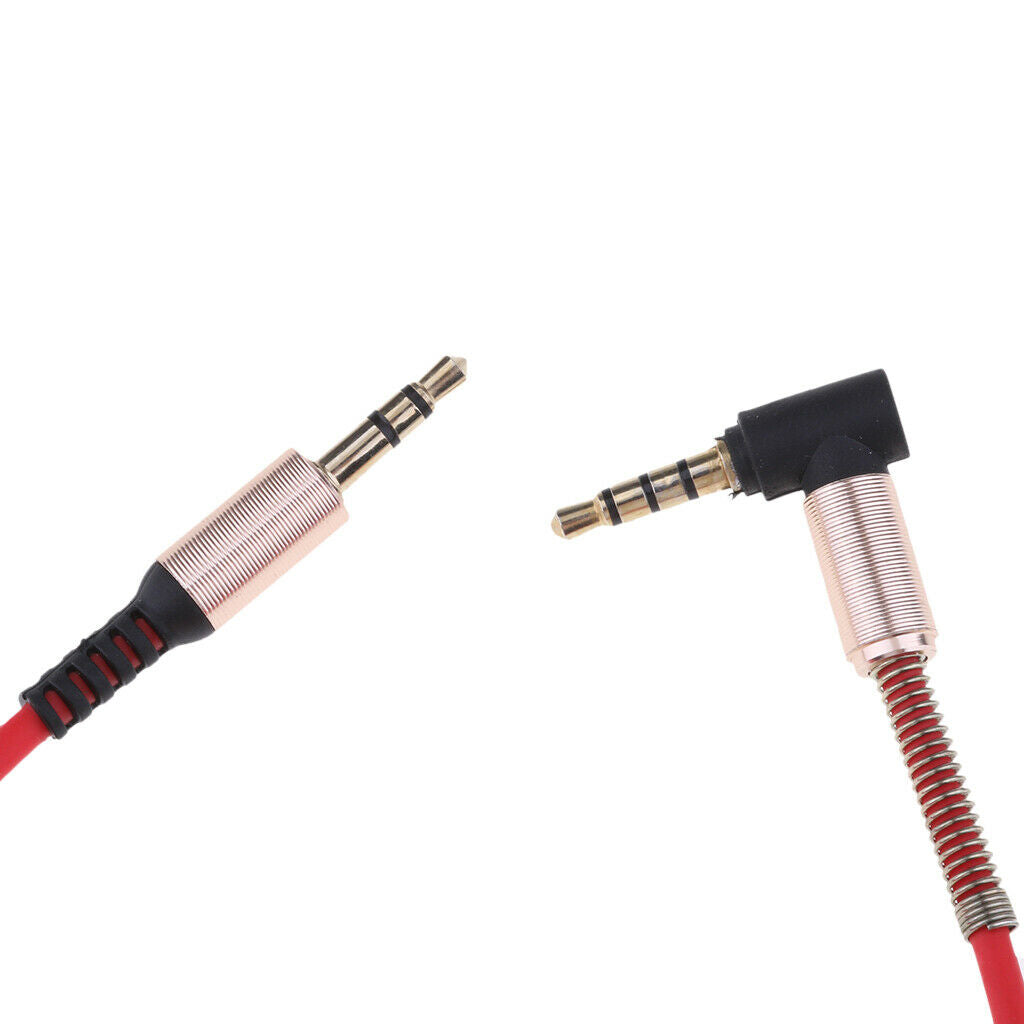 3  .  5mm     Male     to     Male     Aux     Audio     Cable     W  /   Mic