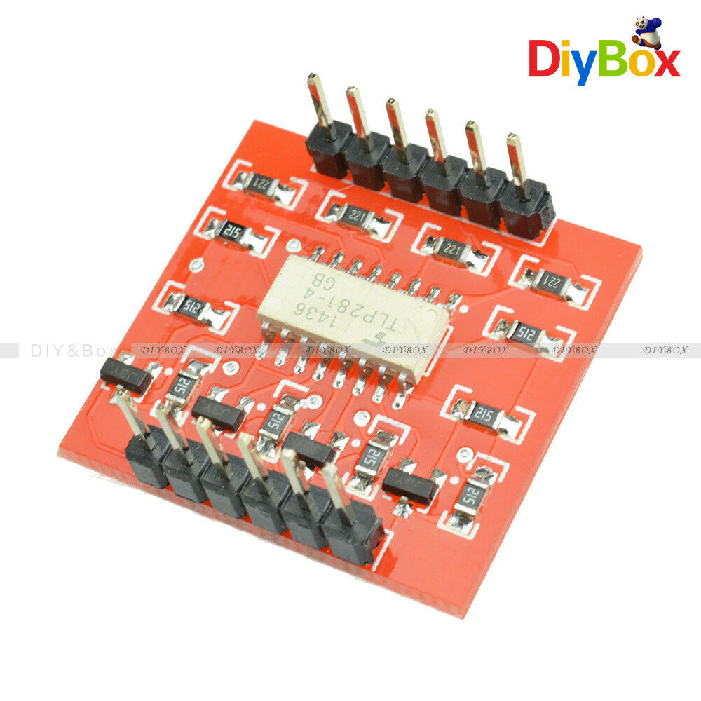 4-Channel Opto-isolator IC Module Arduino Low And High level Expansion Board D