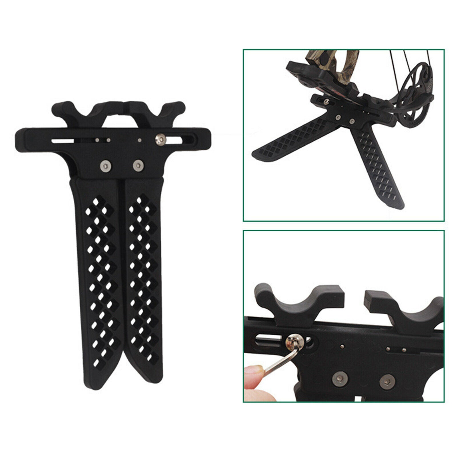 Archery Compound Bow Kick Stand Folding Recurve Bows Support Kickstand