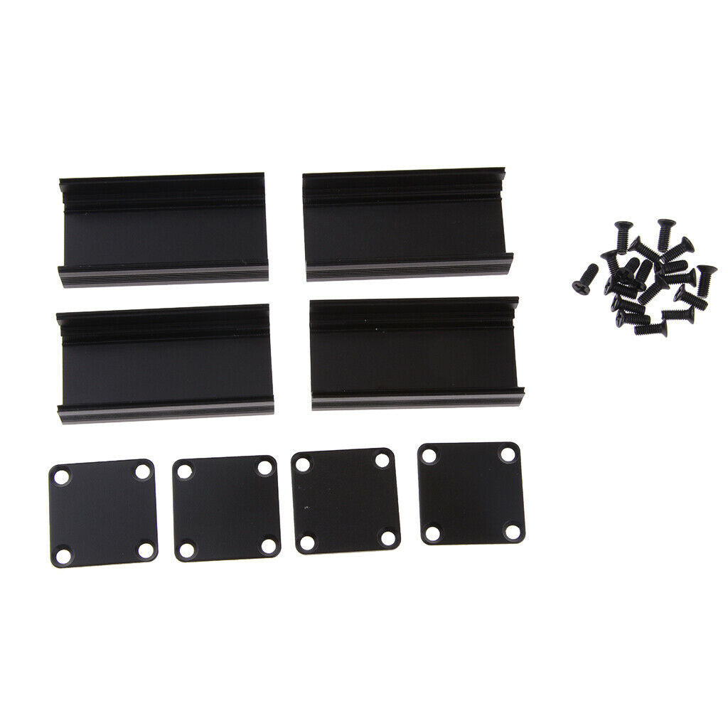 2Set Aluminum Enclosure Instrument Shell Electric Project Box DIY 50x25x25mm