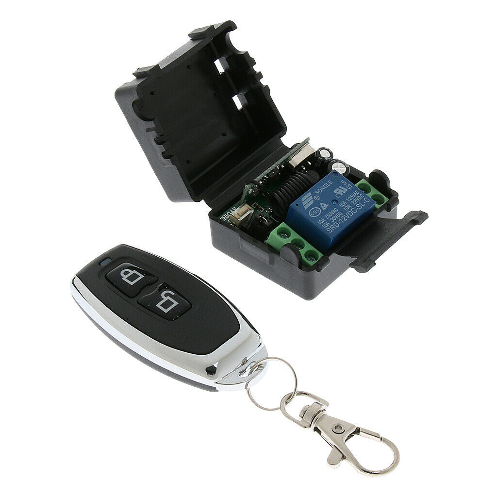 433 Mhz Wireless Remote Control Switch DC 12V 1 CH Relay Receiver Transmitter