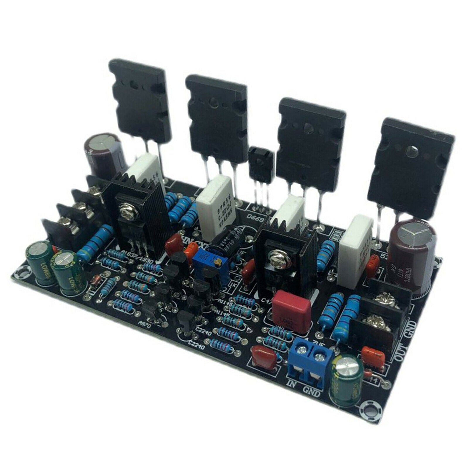 Mono Power Amplifier Board Module Board 1943+5200 PCB Board After Tube amp