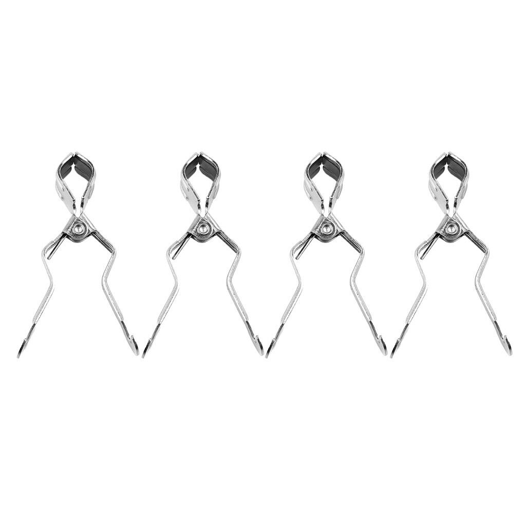 4pcs Outdoor Camping Tent Lantern / Paper Holder Hanger Clip Clamp