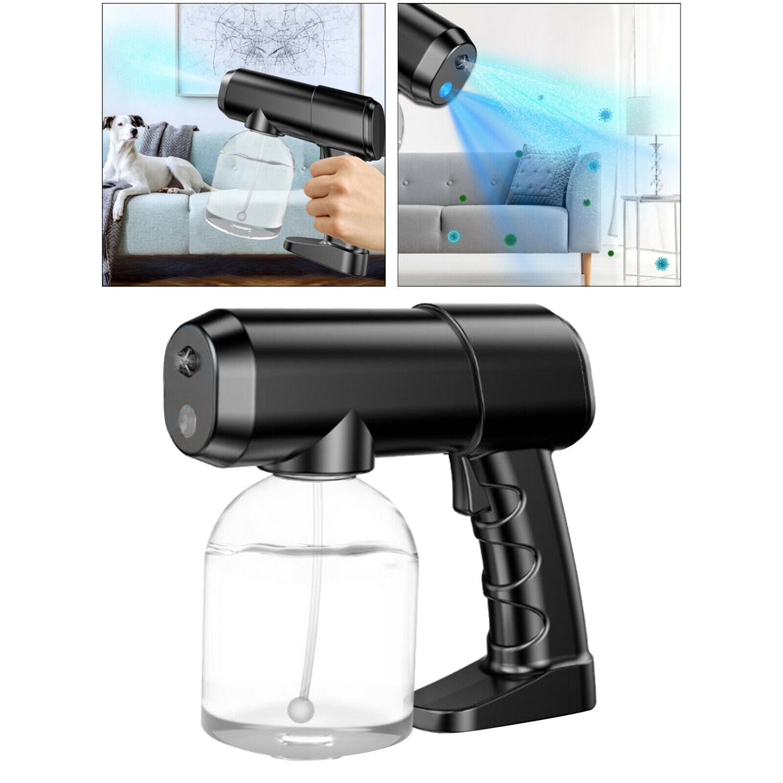 500ml Nano Blue Light Sprayer Steam Gun Wireless Rechargeable for Office