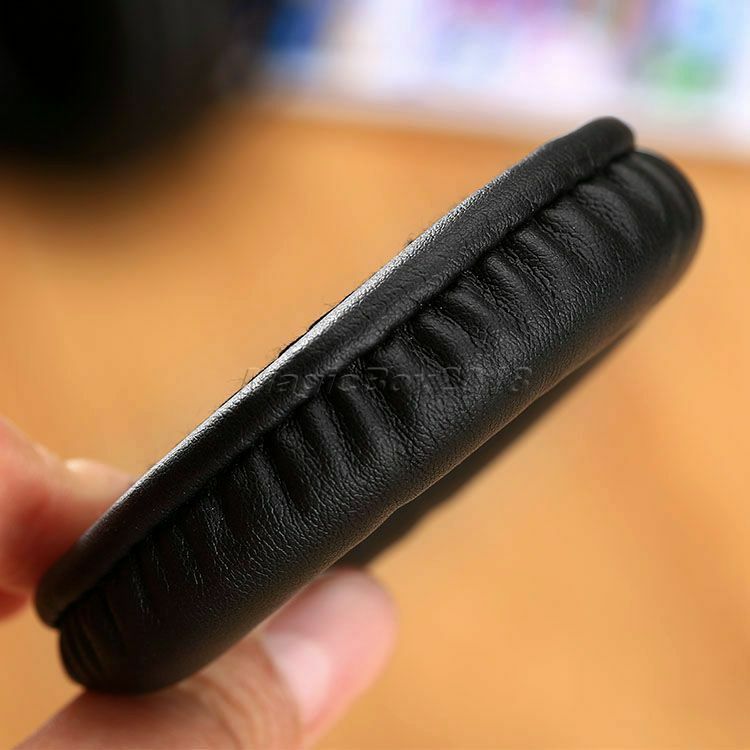 Replacement Leather Earpads Ear Pad Cushion 75mm For SONY MDR-PQ2 Headphones