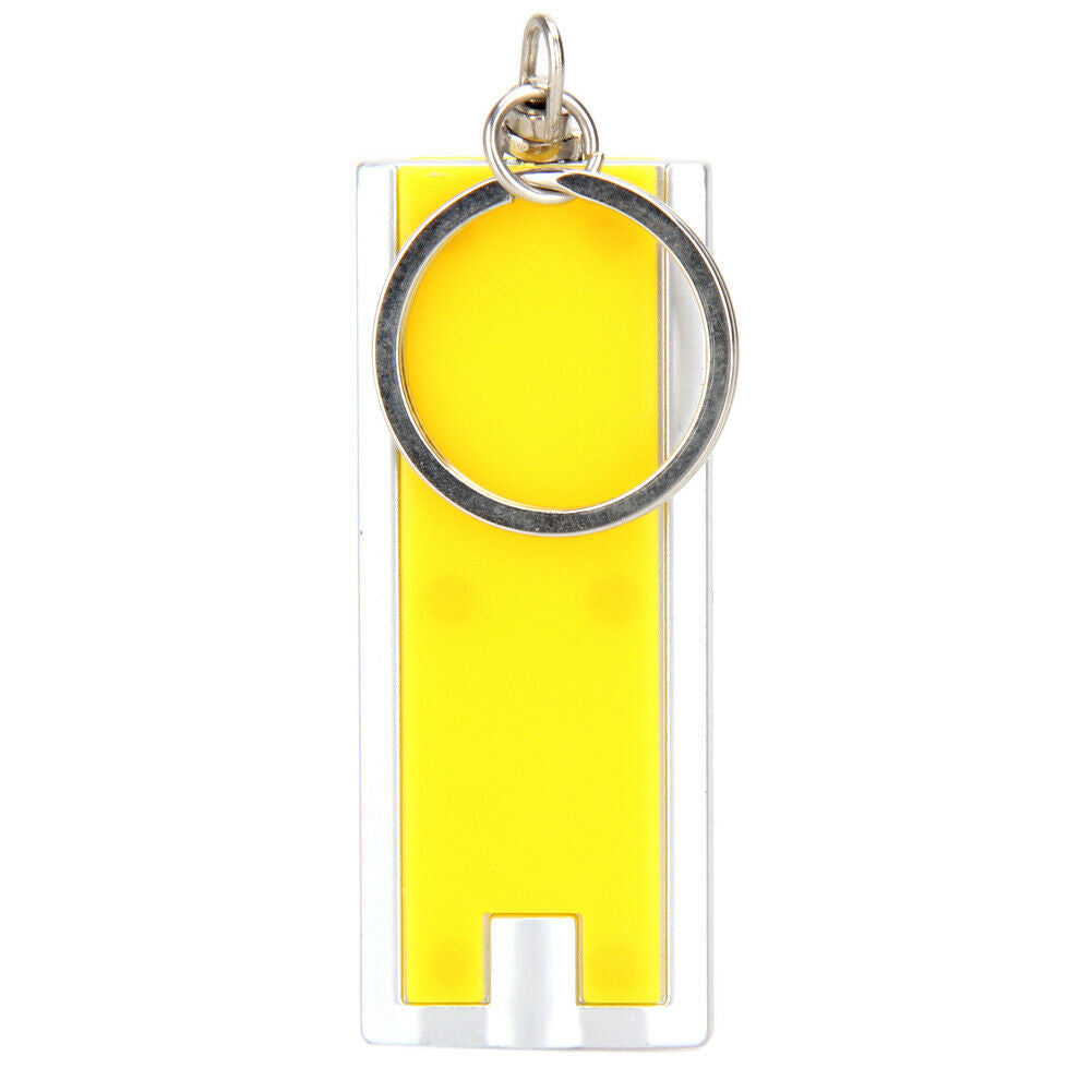 10X Colorful Super Bright Light LED Camping Flashlight Ring Key Chain Lamp Torch
