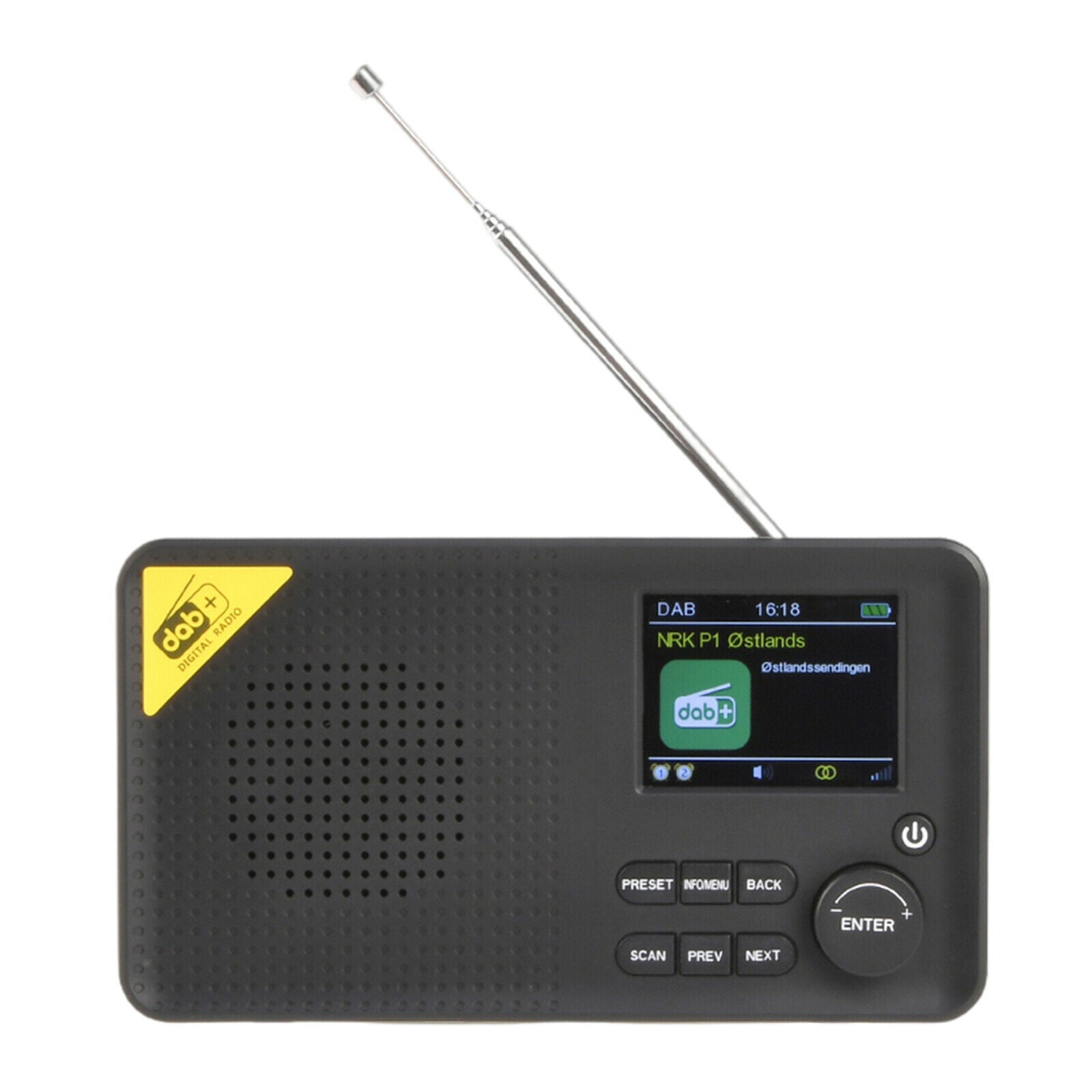 Portable Bluetooth DAB/DAB+ Digital Radio FM Receiver Speaker Alarm Clock