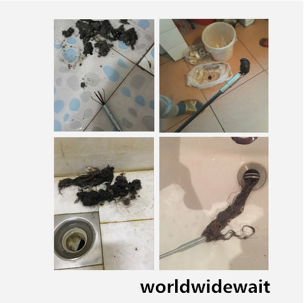 1PC Toilet Pipe Sewage Four-claws Grabber Crawler Clipper Fetch Device 160cm