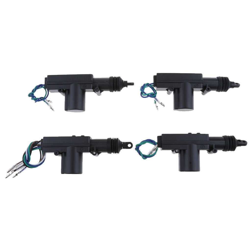 4 Door Power Lock Conversion Kit w/ 2 Keyless Entry Remote Control