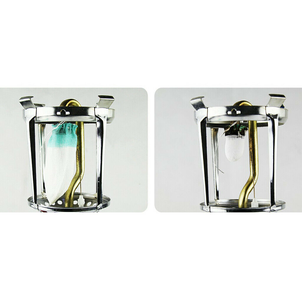 100 Pieces Camping Hiking Gas Lamp Lantern Mantles Pressure Lantern Mantle