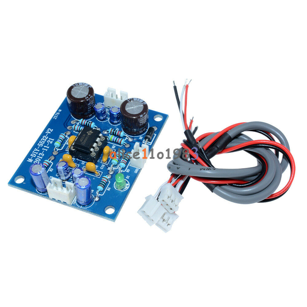 NE5532 OP-AMP HIFI Preamplifier Signal Amplification Board for Bluetooth Pre-amp