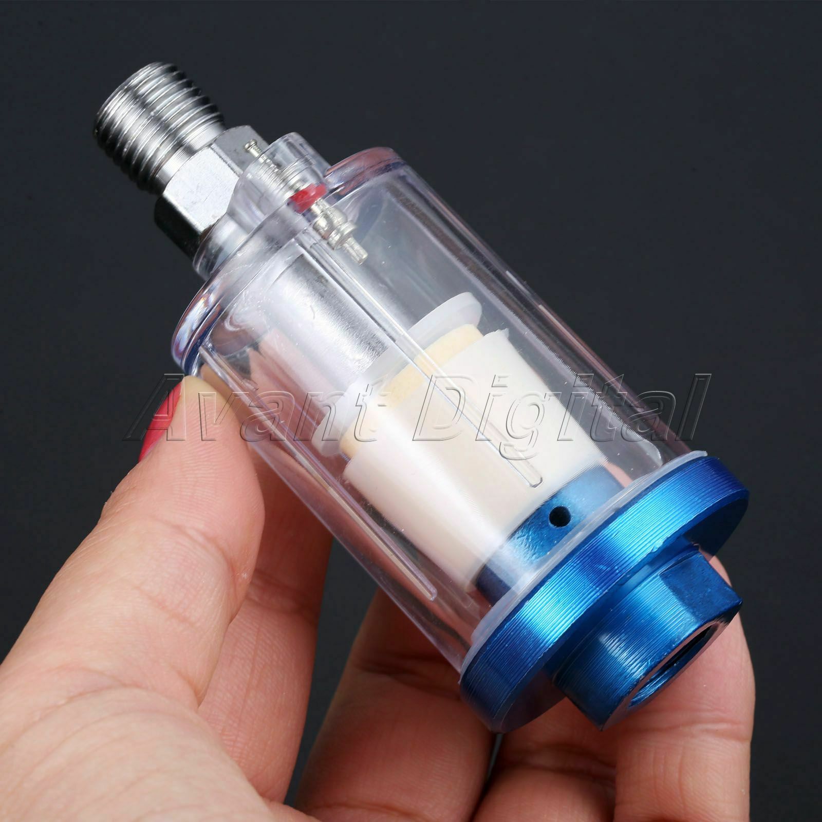 Gravity Feed Spray Gun Air Line Mini Filter & Regulator Paint Primer Metal Flake