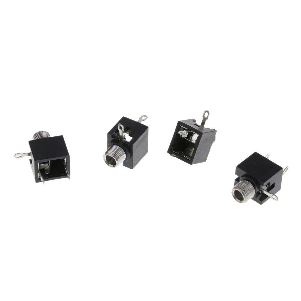 10Pcs MP3 Headphone 3 Terminals 3.5mm Mono   Socket PCB Panel Connector