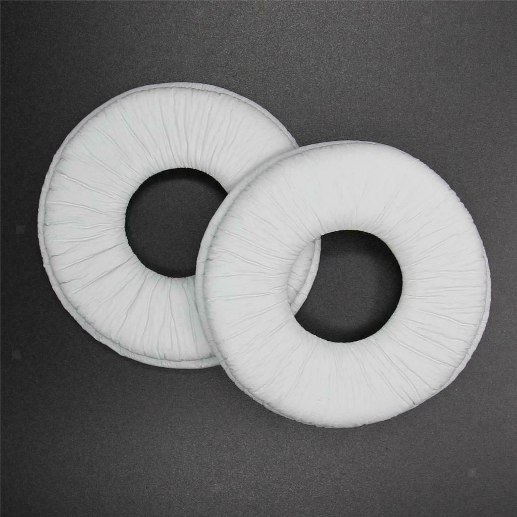 2Pairs Replacement Soft Ear Pads Cushion PU Leather Foam Earpads for