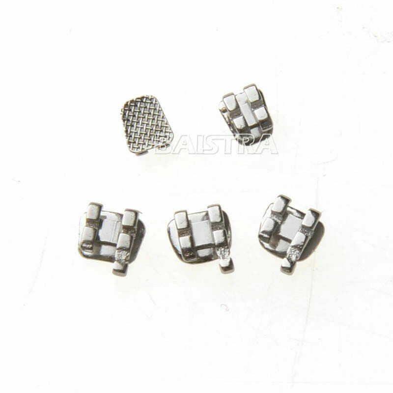 100 X Dental Orthodontics Brackets Edgewise Slot .018" & 3-4-5 Hooks AZDENT