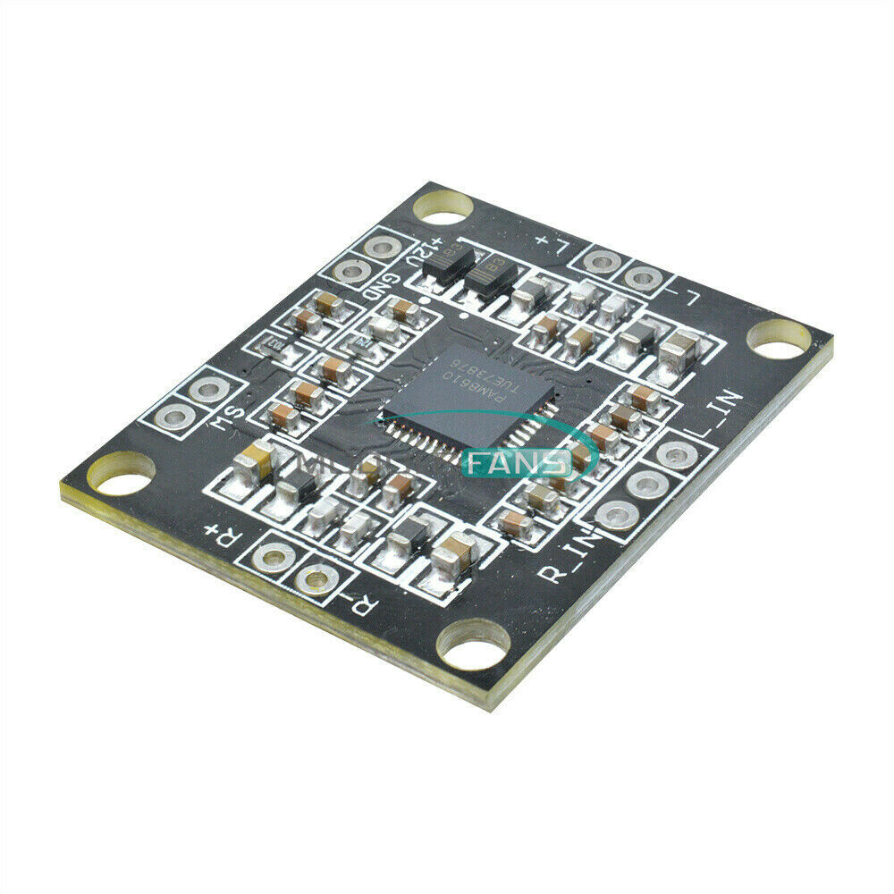 2PCS PAM8610 2*15W Dual channel Stereo Class Digital Amplifier Board 12V