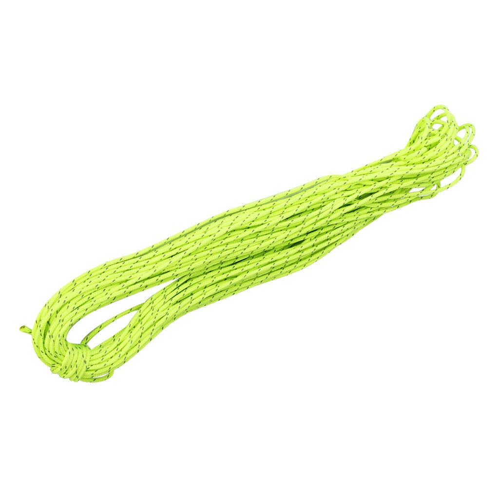 3MM Reflective Guyline Camping Tarp Tent Rope Runners Guy Line Cord Paracord