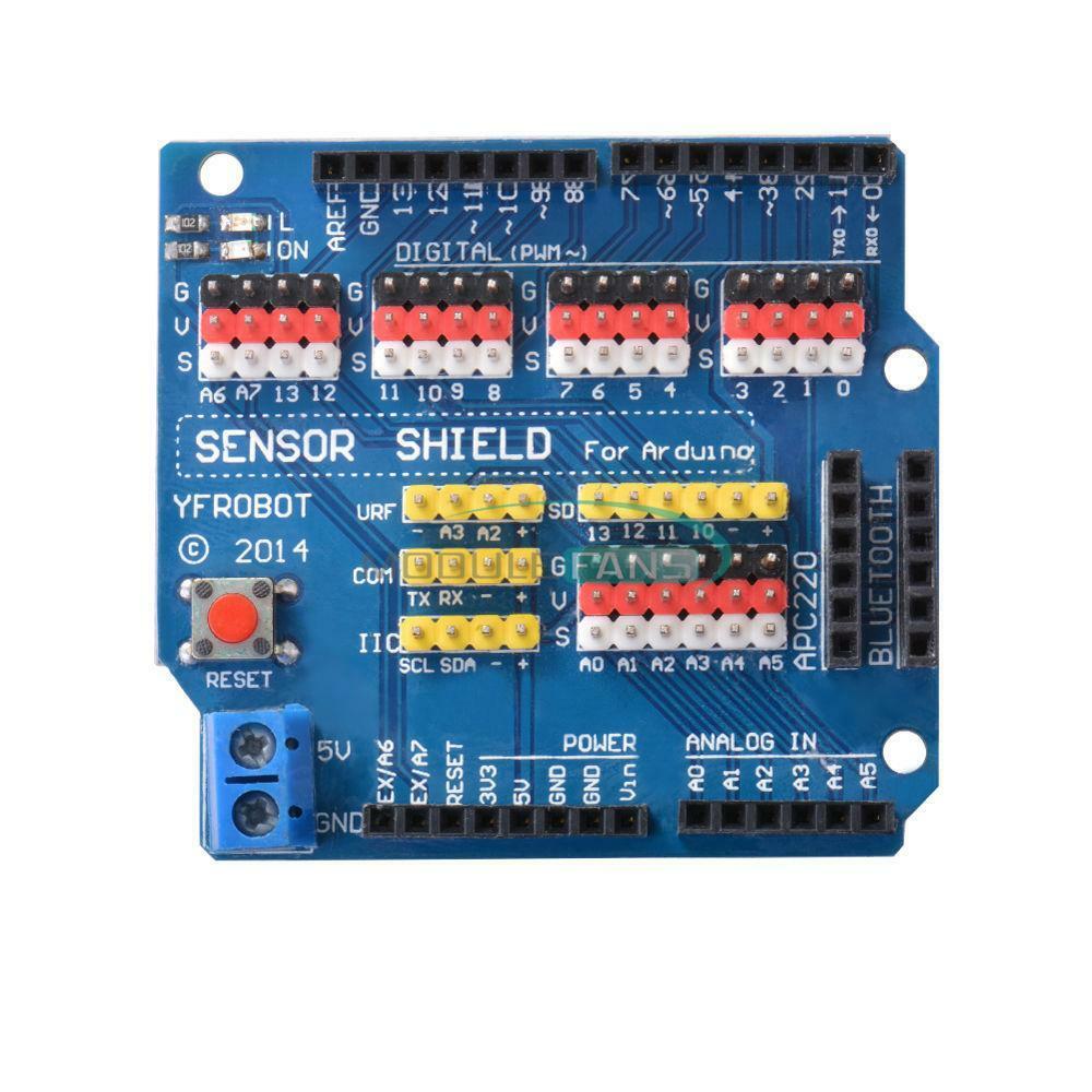 Sensor Shield Expansion Board Shield For V5 Arduino UNO R3 V5.0 Electric Module