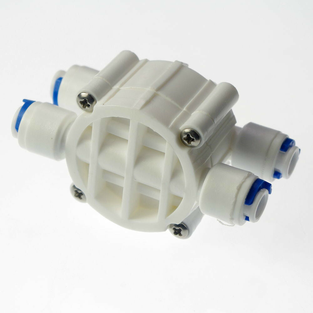 1PCS 1/4"Port Reverse Osmosis System Auto Shut Off 4 Way Valve For RO
