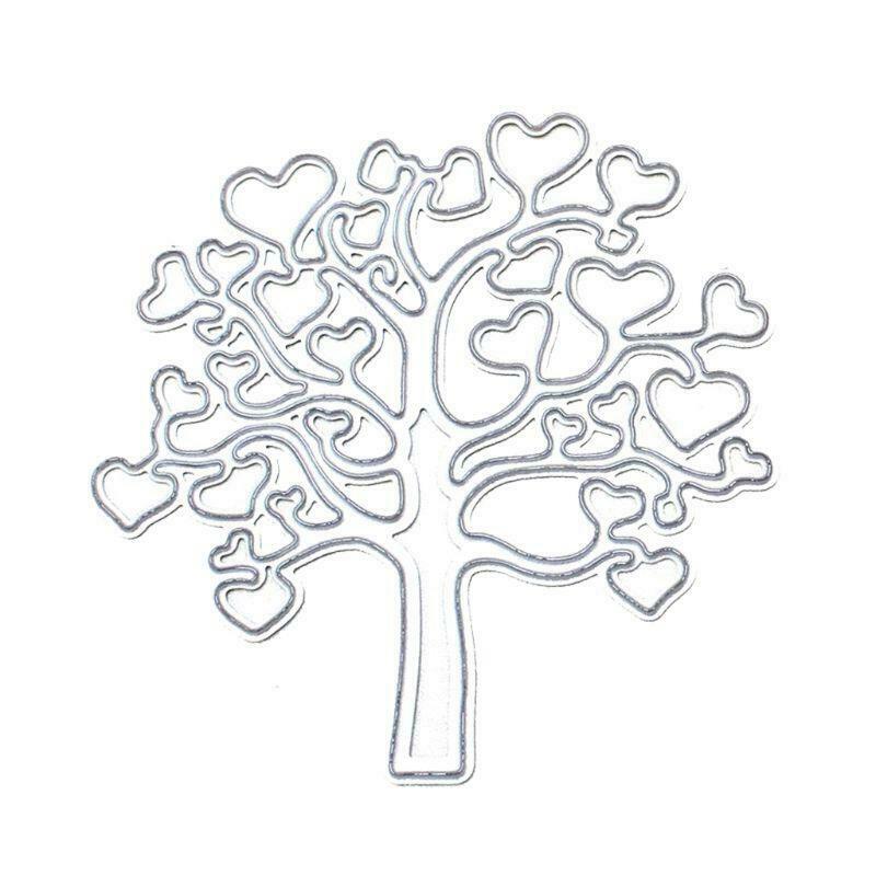 Love Tree DIY Handicrafts Cutting Dies Metal Cutting Stencils for Scrapbooking