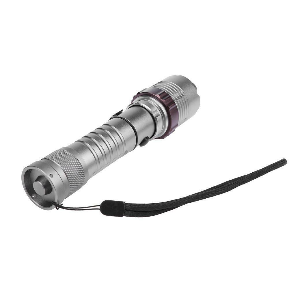 3 Mode XML-T6 1000LM Outdoor Metal LED Torch Zoomable Flashlight Camping @