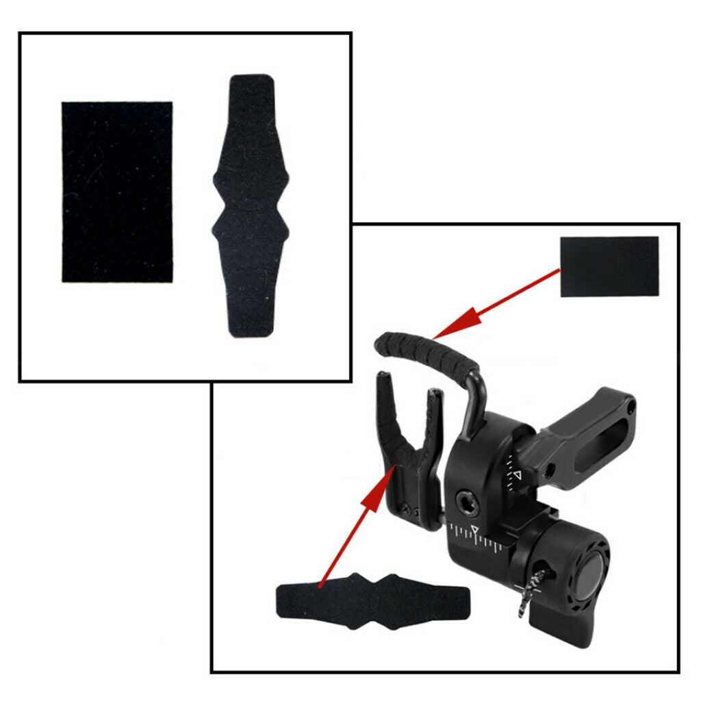 2Pcs Compoung Bow QAD Ultra-Rest HDX Anti Slip Antiabrasion Proof Stickers